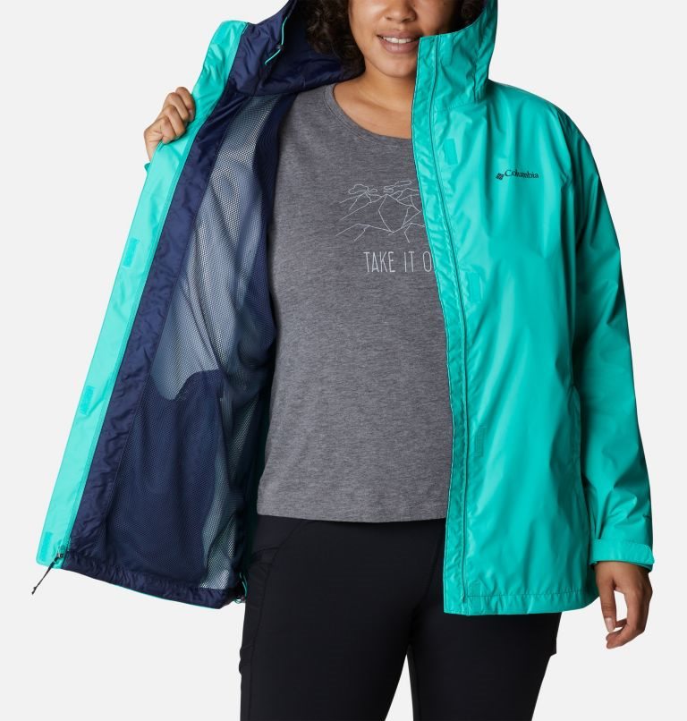 Women's Columbia Arcadia II Jackets Turquoise | Plus Size CA-YAC0L
